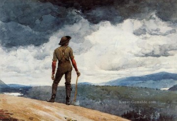 der Holzfäller Realismus Maler Winslow Homer Ölgemälde